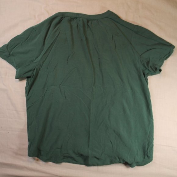 vneck Large jade green old navy blouse - Picture 2 of 2